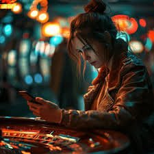 Màn hình điện thoại hiển thị sảnh live casino bij88 với dealer trực tiếp